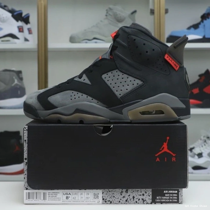 1st Kicks RETRO 'IRON X PARIS AIR GREY' 6 2004 SAINT-GERMAIN JORDAN Kimikick UrbanStyle 1130